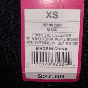 target xs black wrap dress